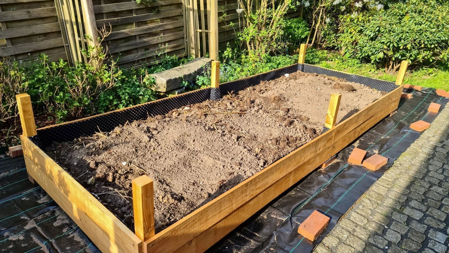 Hochbeet bauen