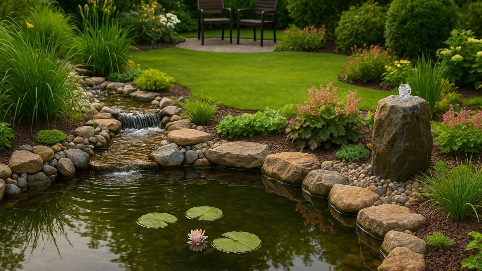 Wassergarten: Den Garten mit Wasserelementen gestalten