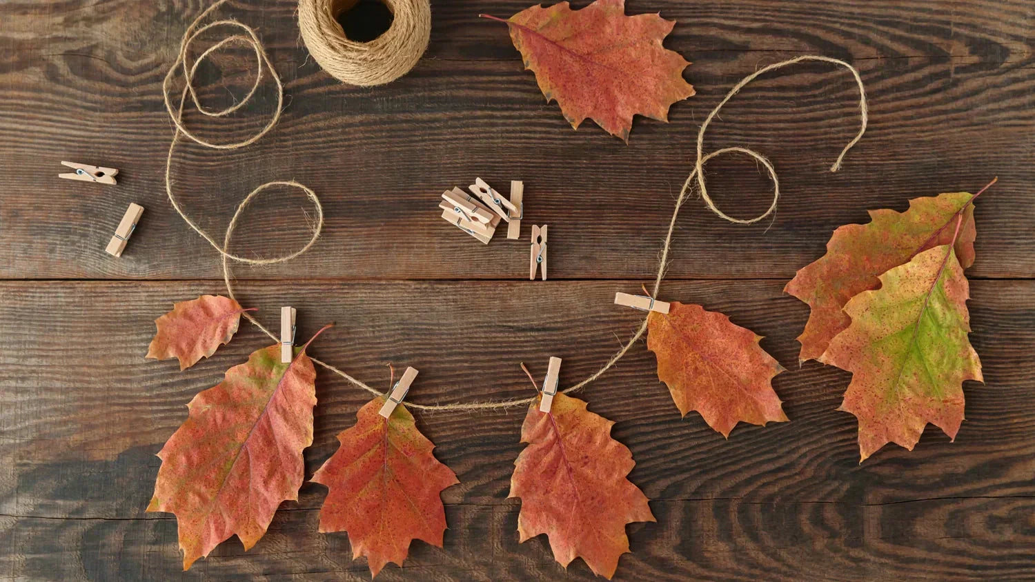 Herbst Deko basteln mit Naturmaterialien