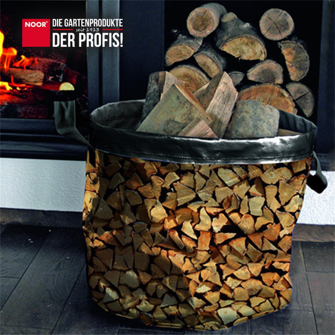 Kaminholztasche - 40 kg Traglast - PE-Gewebe – HaGa-Welt