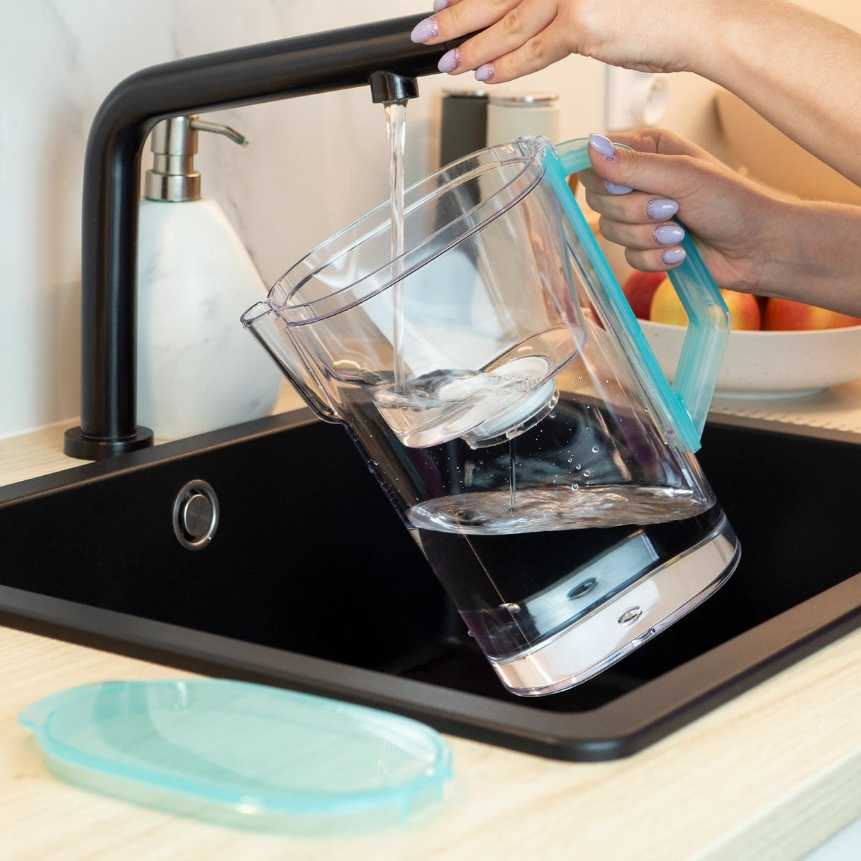 Wessper D3 Slim Wasserfilter 2,7 Liter mit AquaClassic Filter versch. Farben – HaGa-Welt