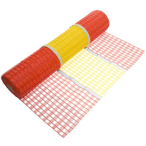 Absperrzaun Warnzaun HaGa® Zaun reflektierend 0,9m Höhe 50mm Masche – HaGa-Welt