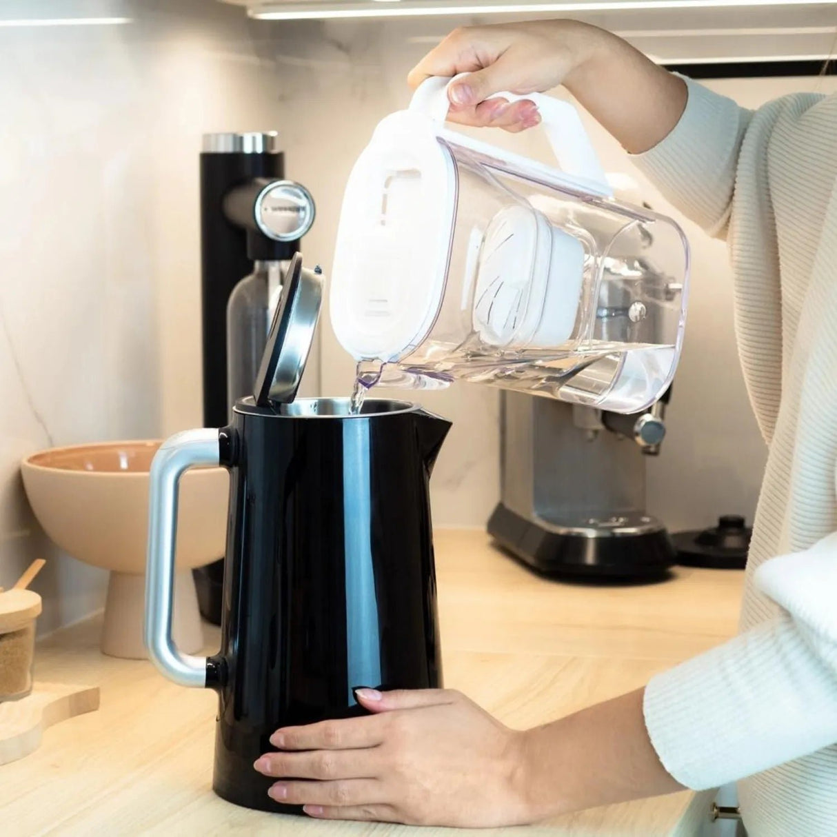 Wessper D3 Slim Future Flow Wasserfilter 2,7 Liter mit AquaMax Filter versch. Farben – HaGa-Welt