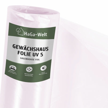 Gewächshausfolie UV5 – die langlebige Folie für Ihr Gewächshaus – HaGa-Welt