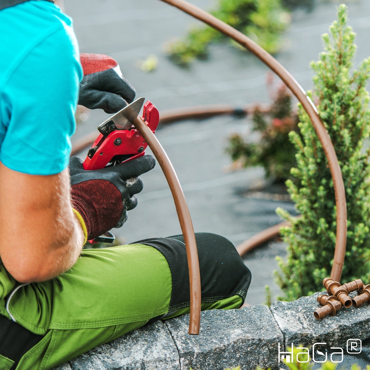 Tropfschlauch 16mm ohne Druckkompensierung Perlschlauch Gartenbewässerung schwarz Meterware – HaGa-Welt
