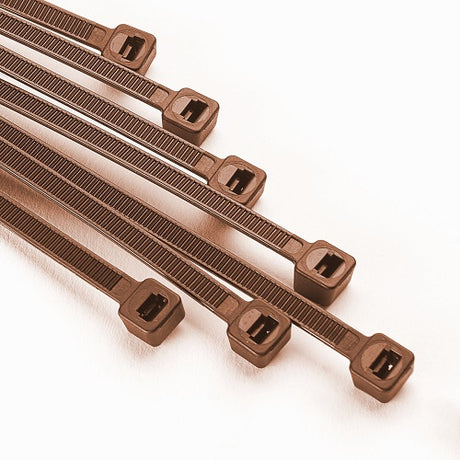 100 Stück Kabelbinder 200mmx3,6mm für Schattiernetz Zaunblende Zaun in versch. Farben – HaGa-Welt
