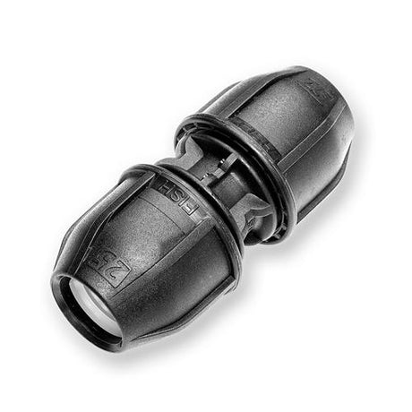 PE Kupplung 25mm x 25mm Betriebsdruck 16 Bar zur Verbindung von PE-Rohren 25-D – HaGa-Welt