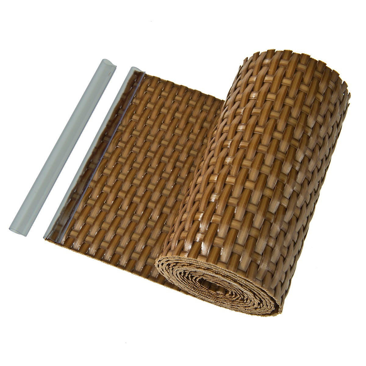 Sichtschutzstreifen Zaunblende aus PE-Rattan – HaGa-Welt