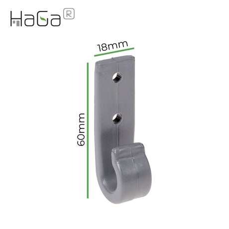 Planenhaken Zweilochhaken für Schleuderverschluss HaGa® 60mm x 18mm – HaGa-Welt