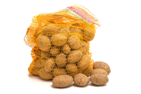 100 Stück Raschelsäcke Kartoffelsack Gemüsesack Zwiebelsack Sack – HaGa-Welt