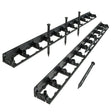 Rasenkante GARDEN RAND Beetumrandung Mähkante 1000mm x 80mm x 45mm 2 St. – HaGa-Welt