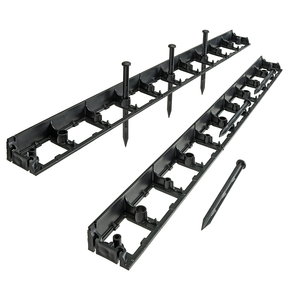Rasenkante GARDEN RAND Beetumrandung Mähkante 1000mm x 80mm x 45mm 2 St. – HaGa-Welt