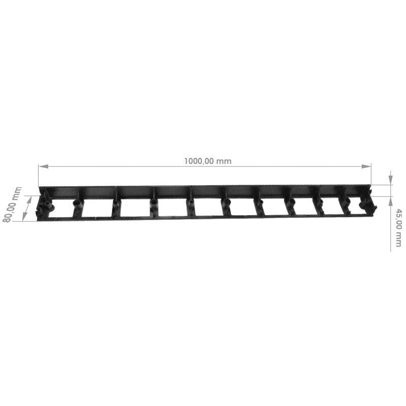 Rasenkante GARDEN RAND Beetumrandung Mähkante 1000mm x 80mm x 45mm 2 St. – HaGa-Welt