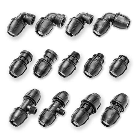PE Kupplung 25mm x 25mm Betriebsdruck 16 Bar zur Verbindung von PE-Rohren 25-D – HaGa-Welt