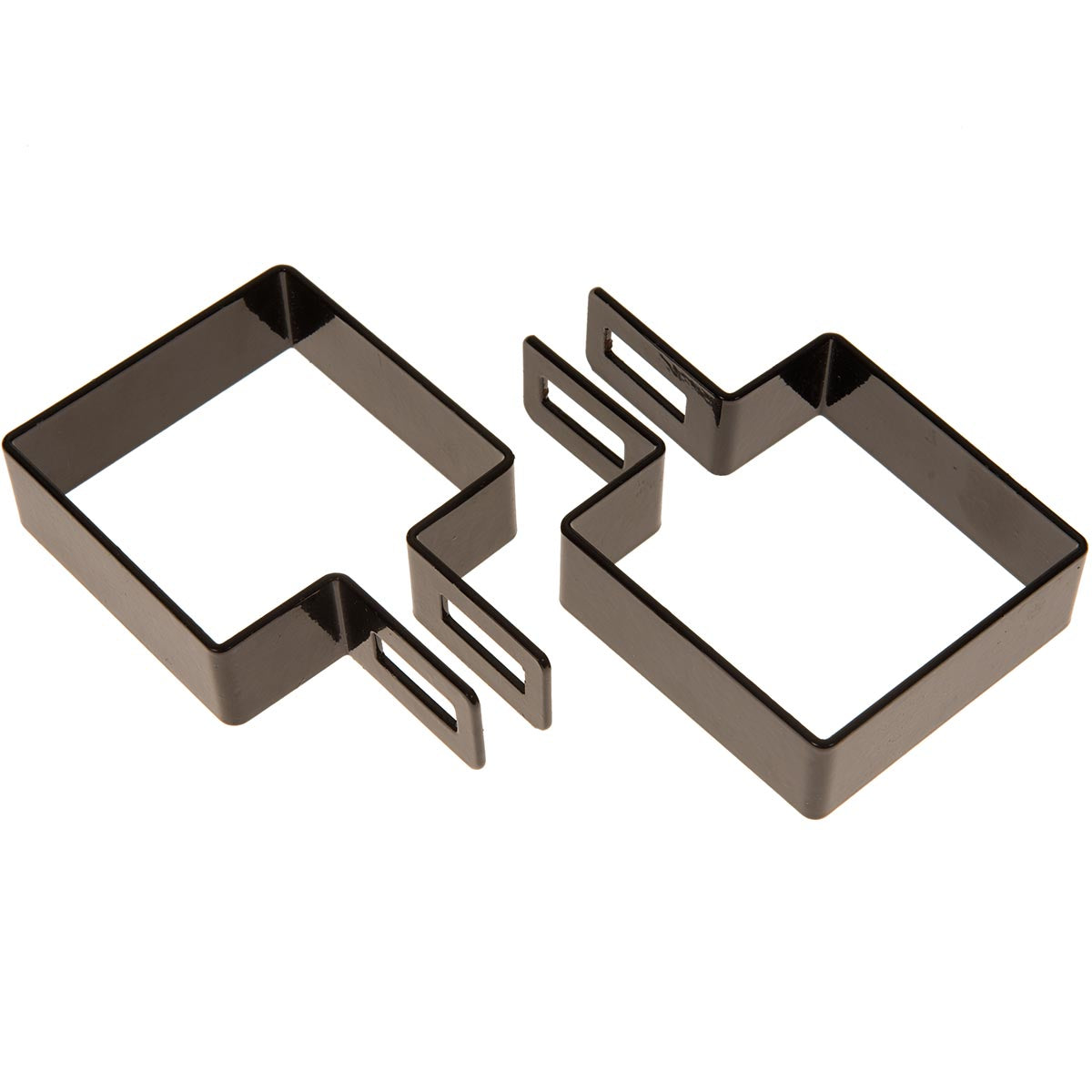 HaGa® Strebenschelle 7cm x 7cm Befestigungscchelle eckig für Pfosten – HaGa-Welt