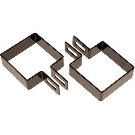 HaGa® Strebenschelle 7cm x 7cm Befestigungscchelle eckig für Pfosten – HaGa-Welt