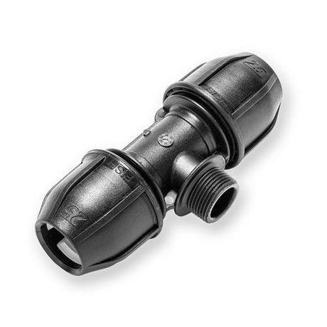 PE T-Stück 25mm x 3/4 Zoll x 25mm zur Verbindung von PE-Rohren 25-I – HaGa-Welt
