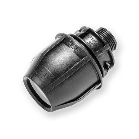 PE Verschraubung AG 32mm x 1 Zoll zur Verbindung von PE-Rohren 32-H – HaGa-Welt
