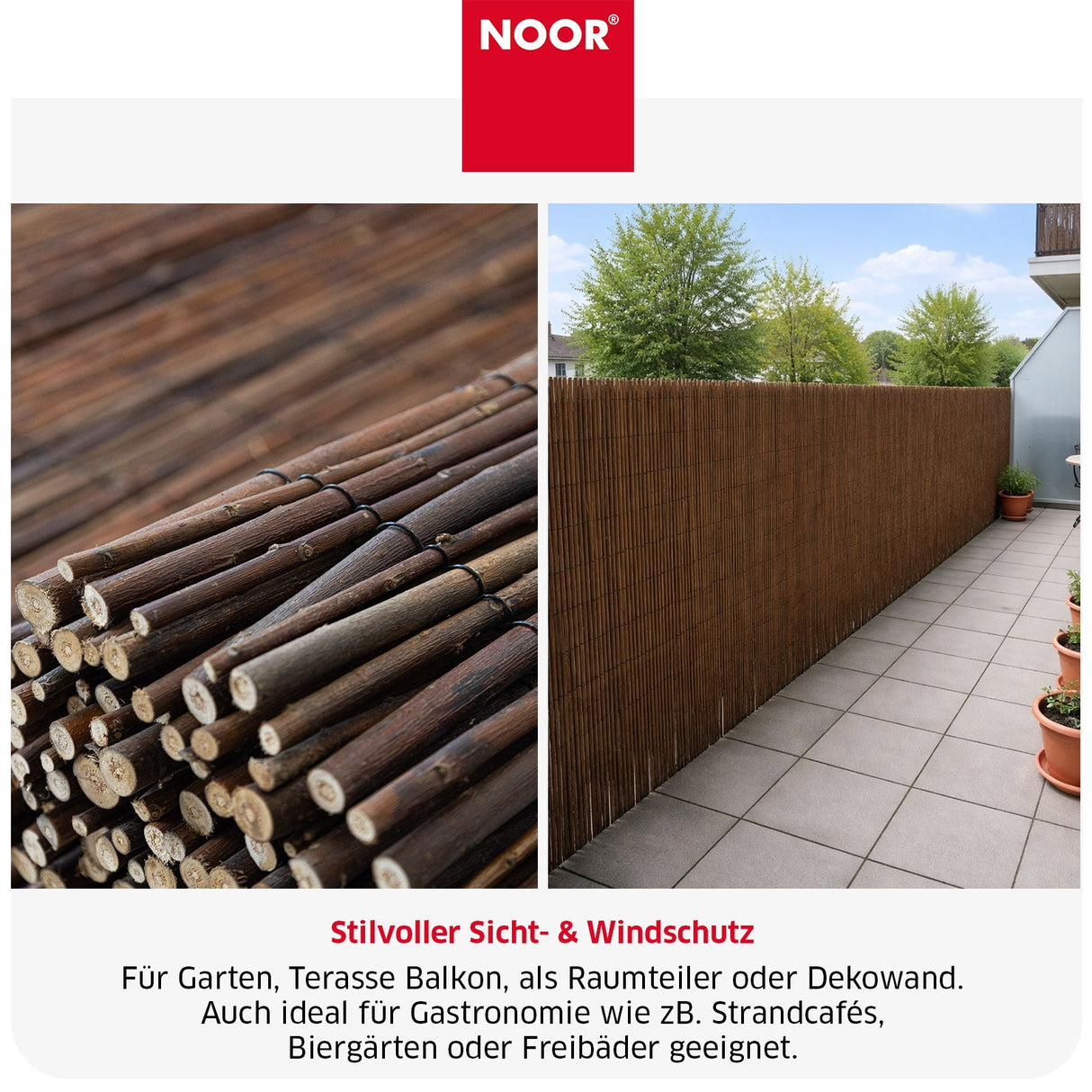 Weidenmatte DELUXE - Verschiedene Größen – HaGa-Welt