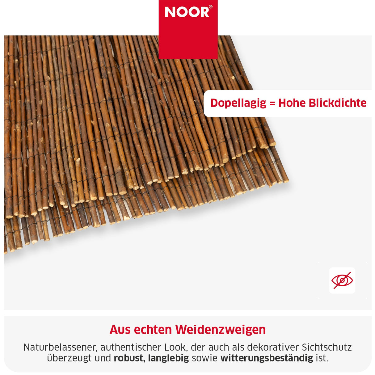 Weidenmatte DELUXE - Verschiedene Größen – HaGa-Welt