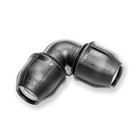 PE Winkel 25mm x 25mm Druck 16 bar zur Verbindung von PE-Rohren 25-A – HaGa-Welt