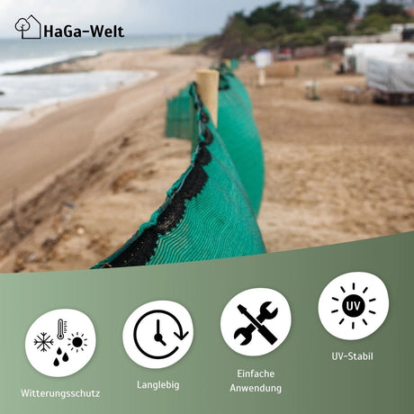 Windschutzgewebe Meterware Windschutz Gewebe Wind Schutz Windbrechung – HaGa-Welt