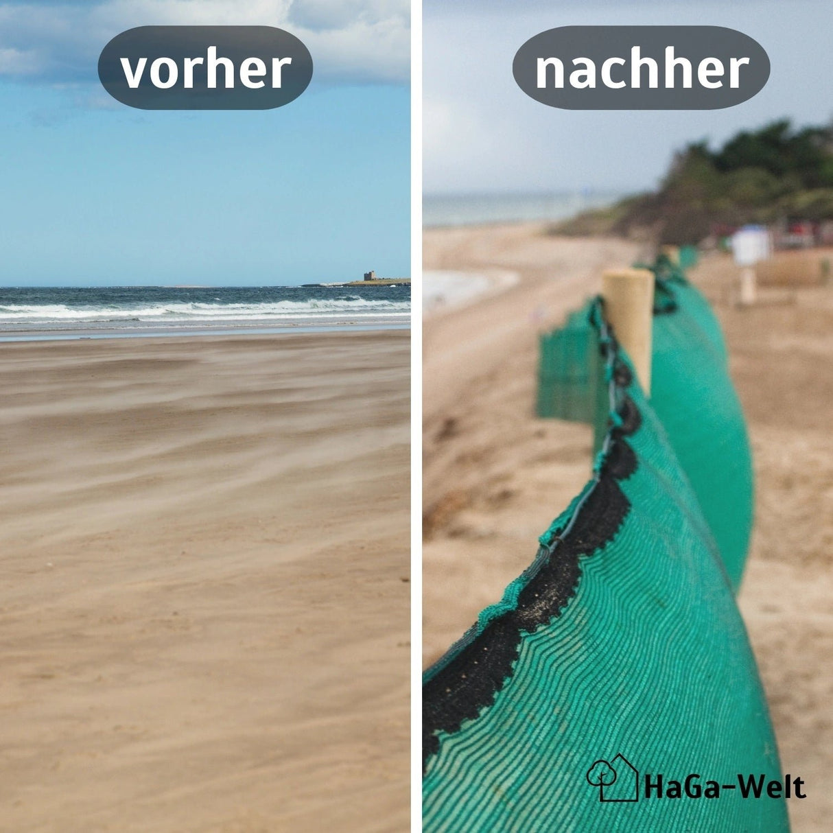 Windschutzgewebe Meterware Windschutz Gewebe Wind Schutz Windbrechung – HaGa-Welt