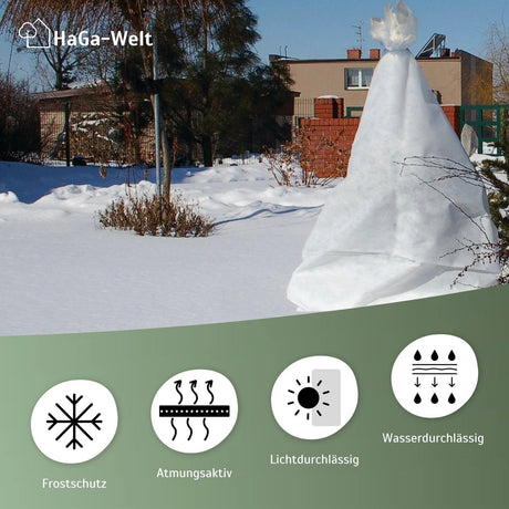 Winterschutzhülle Frostschutzhülle Schutzhülle Frostschutzvlies HaGa® 40g/m² – HaGa-Welt