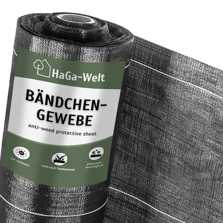 Bändchengewebe – effektive Unkrautfolie für Ihre Beete – HaGa-Welt