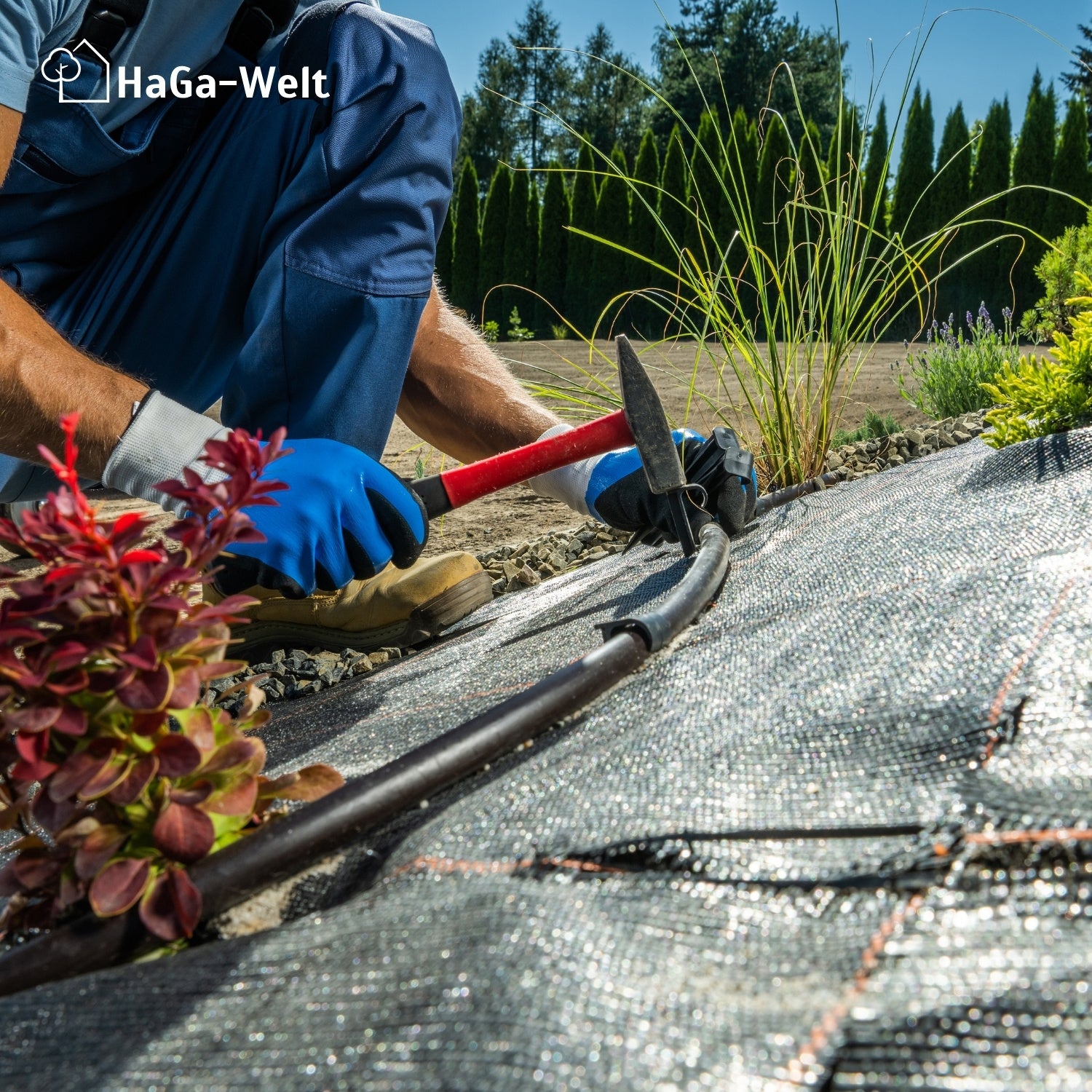 HaGa® Bewässerungsset mit oder ohne Druckkompensierung Tropfschlauch inkl. Zubehör – HaGa-Welt