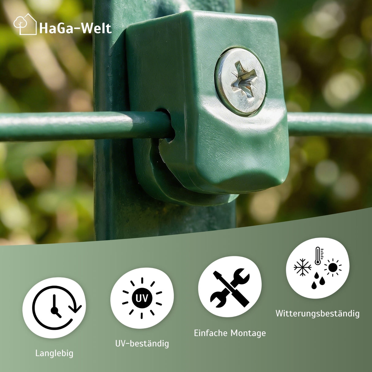 Drahthalter mit Schraube Spanndrahthalter 16mm x 26mm – HaGa-Welt