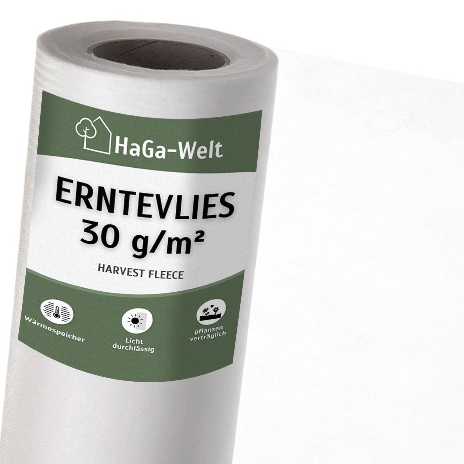 Erntevlies 30 g/m² – effektiver Frostschutz und Wachstumshelfer – HaGa-Welt
