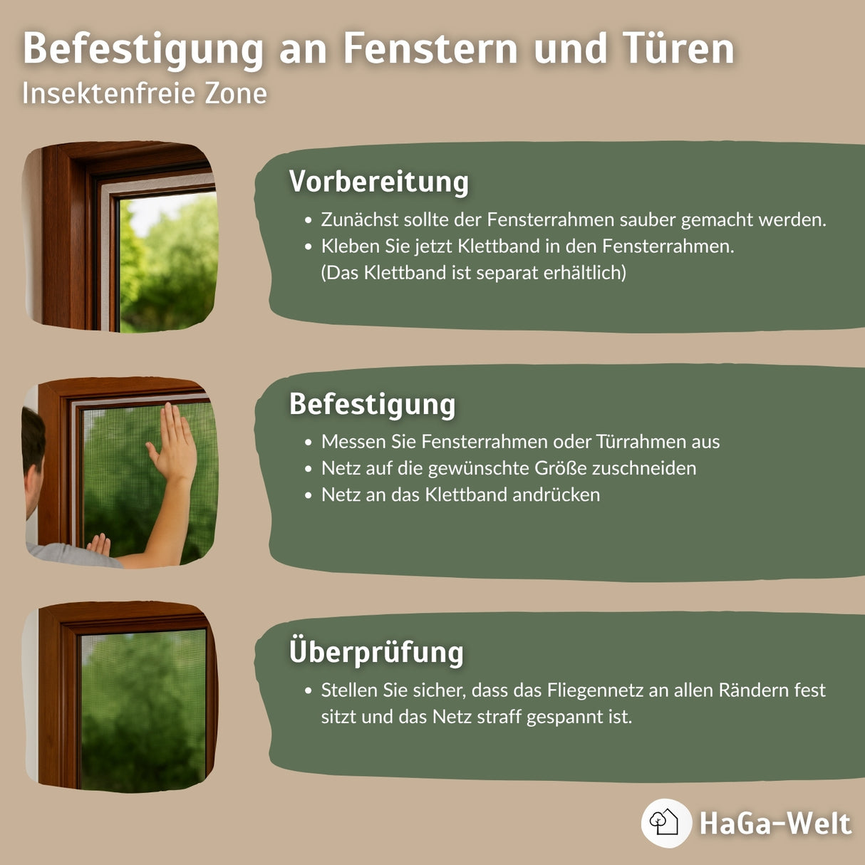 Fliegengitter – perfekter Insektenschutz für Ihr Zuhause – HaGa-Welt