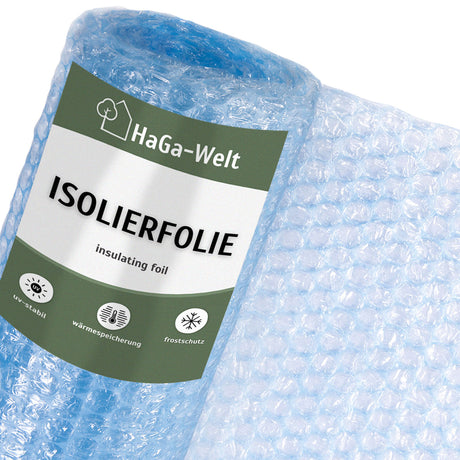 Isolierfolie, 1,5m Breite 3-lagig Meterware – effektiver Frostschutz für Gewächshäuser – HaGa-Welt