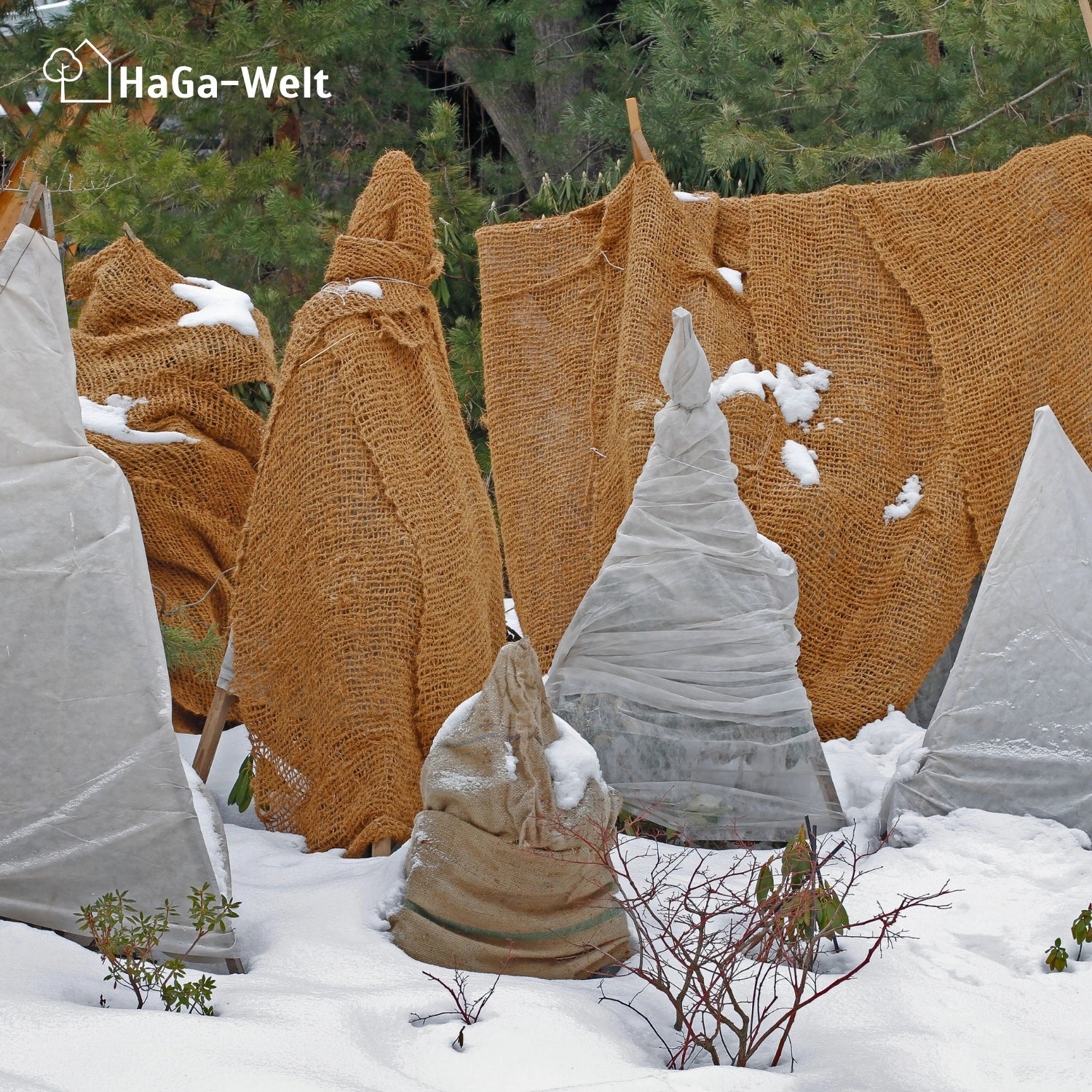 Jutestoff Jutegewebe Meterware Pflanzen Winterschutz Frostschutz Schattiergewebe – HaGa-Welt