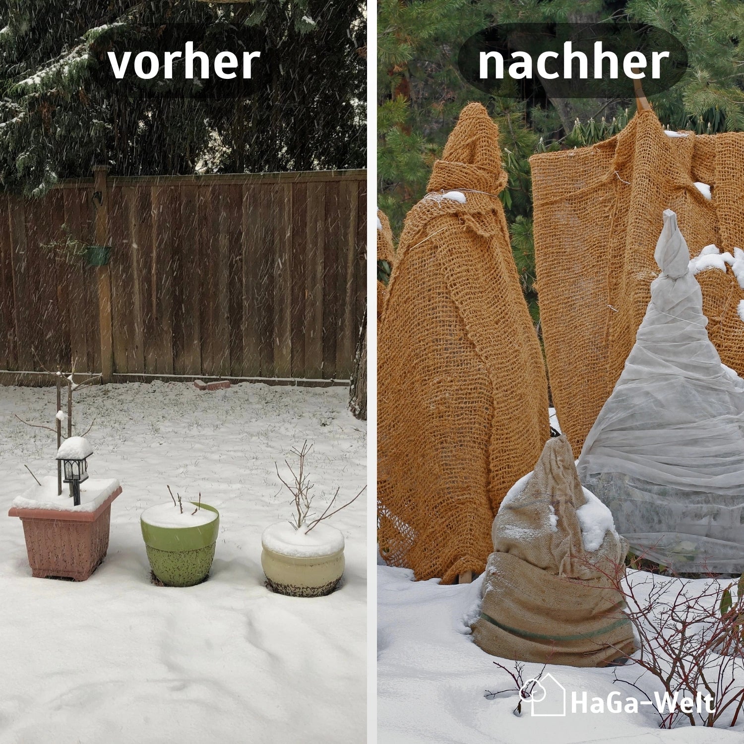 Jutestoff Jutegewebe Meterware Pflanzen Winterschutz Frostschutz Schattiergewebe – HaGa-Welt