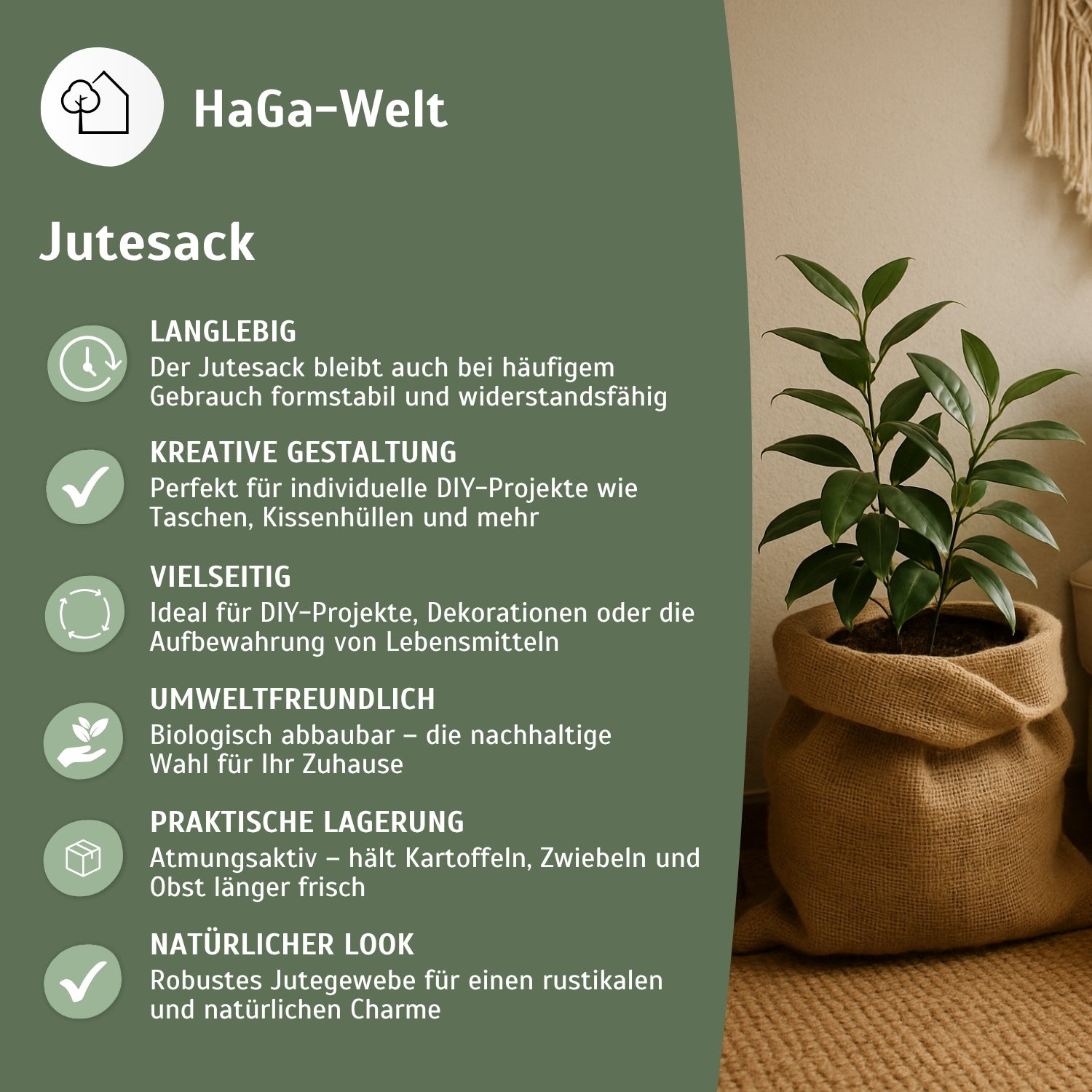 Jutesack – von kreativem DIY zur praktischen Lagerung – HaGa-Welt