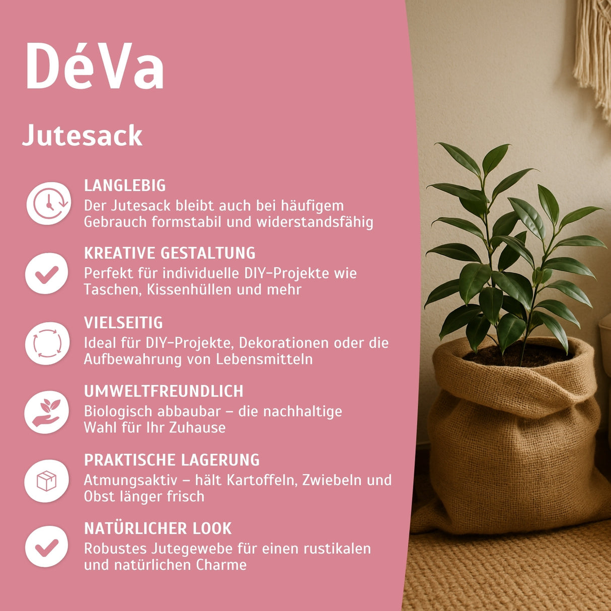 Deko Jutesack – von kreativem DIY zur praktischen Lagerung – HaGa-Welt