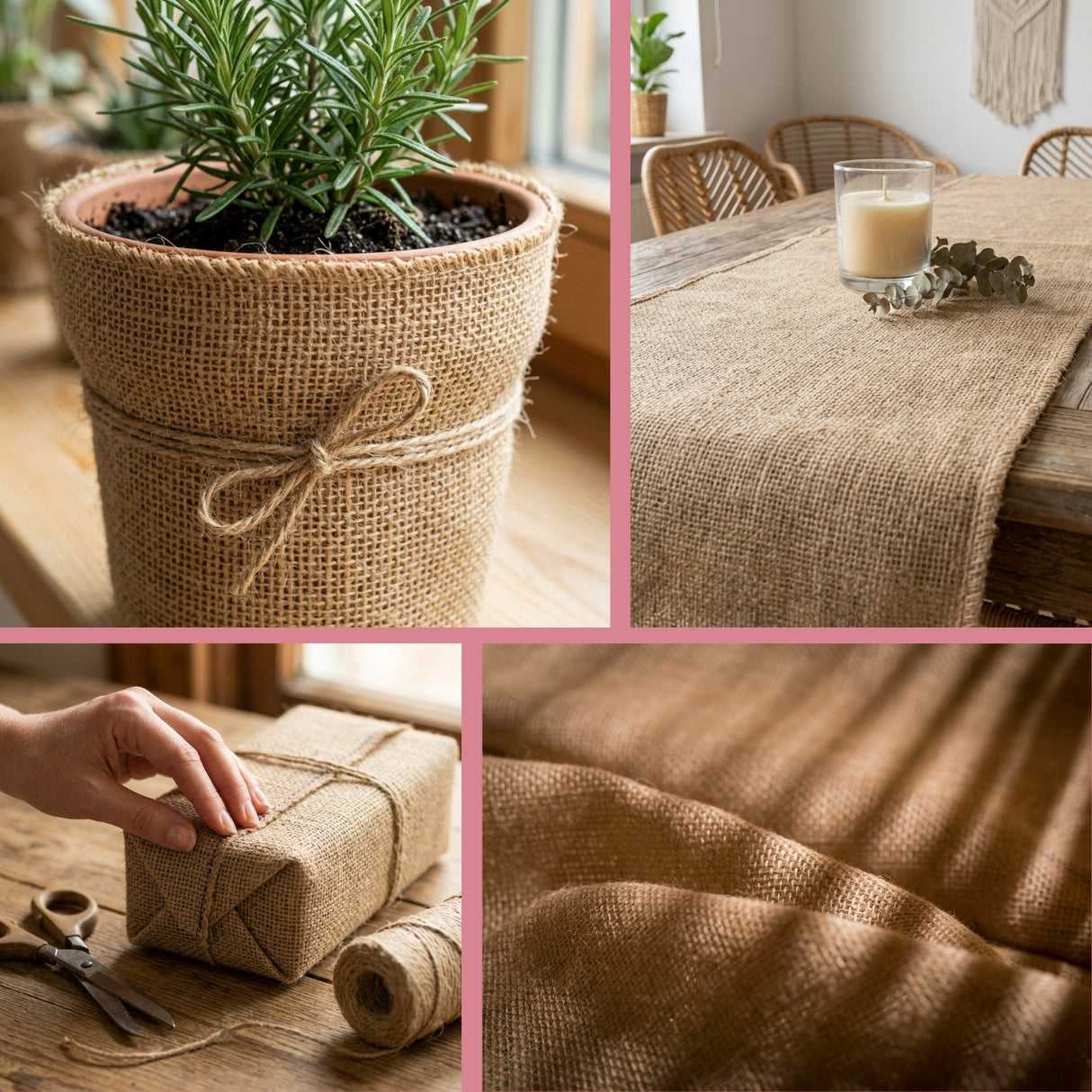 Jutevlies zum Basteln – DIY Ideen sind aus Jute gemacht – HaGa-Welt