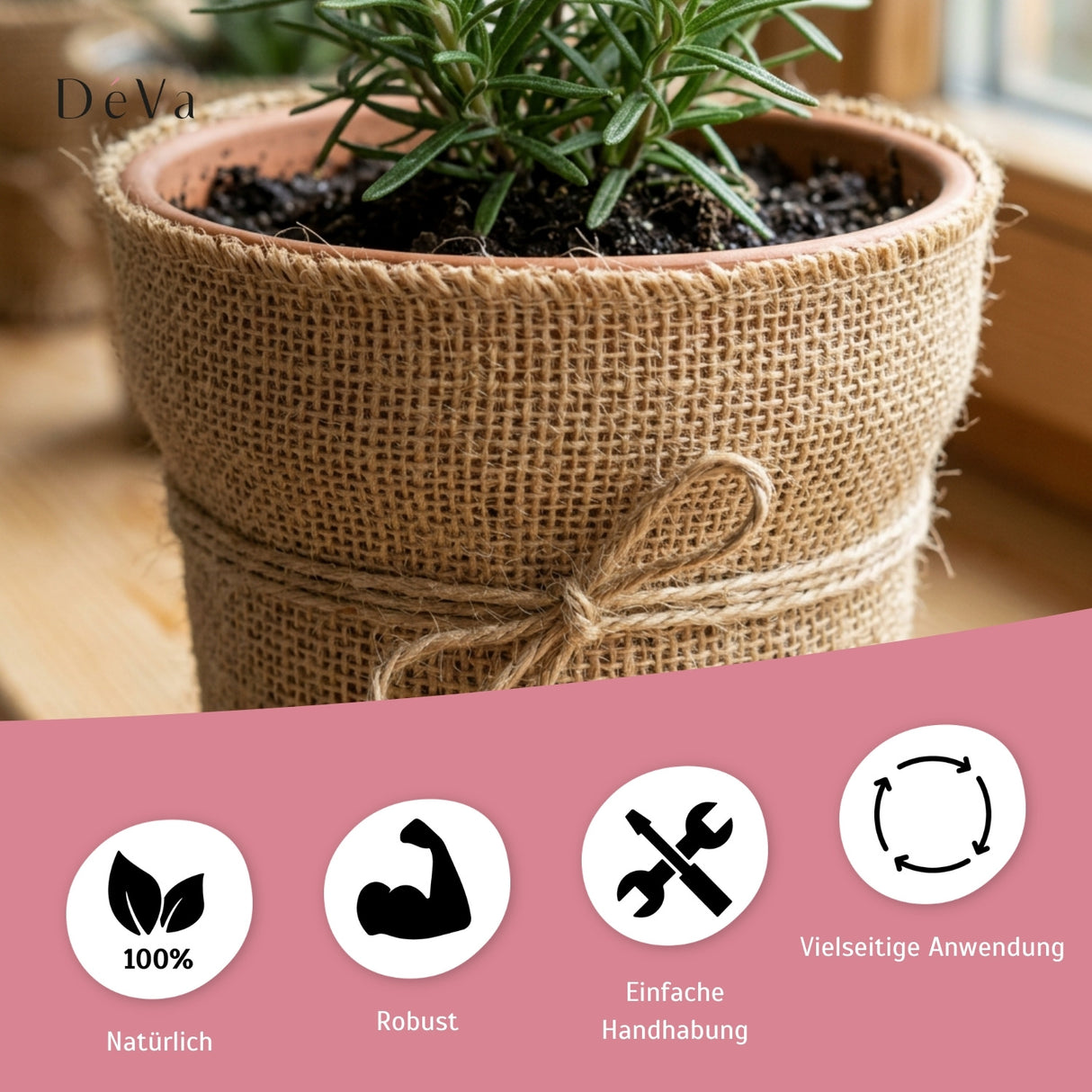 Jutevlies zum Basteln – DIY Ideen sind aus Jute gemacht – HaGa-Welt