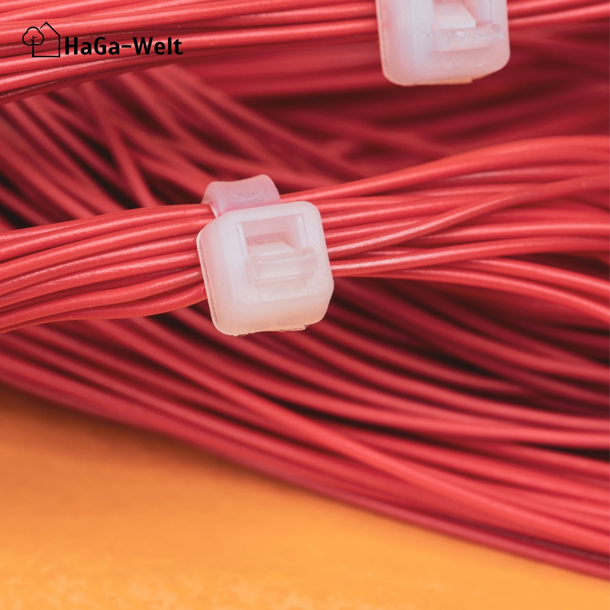 100 attaches de câble 300 mm x 4,8 mm pour clôture en filet d'ombrage