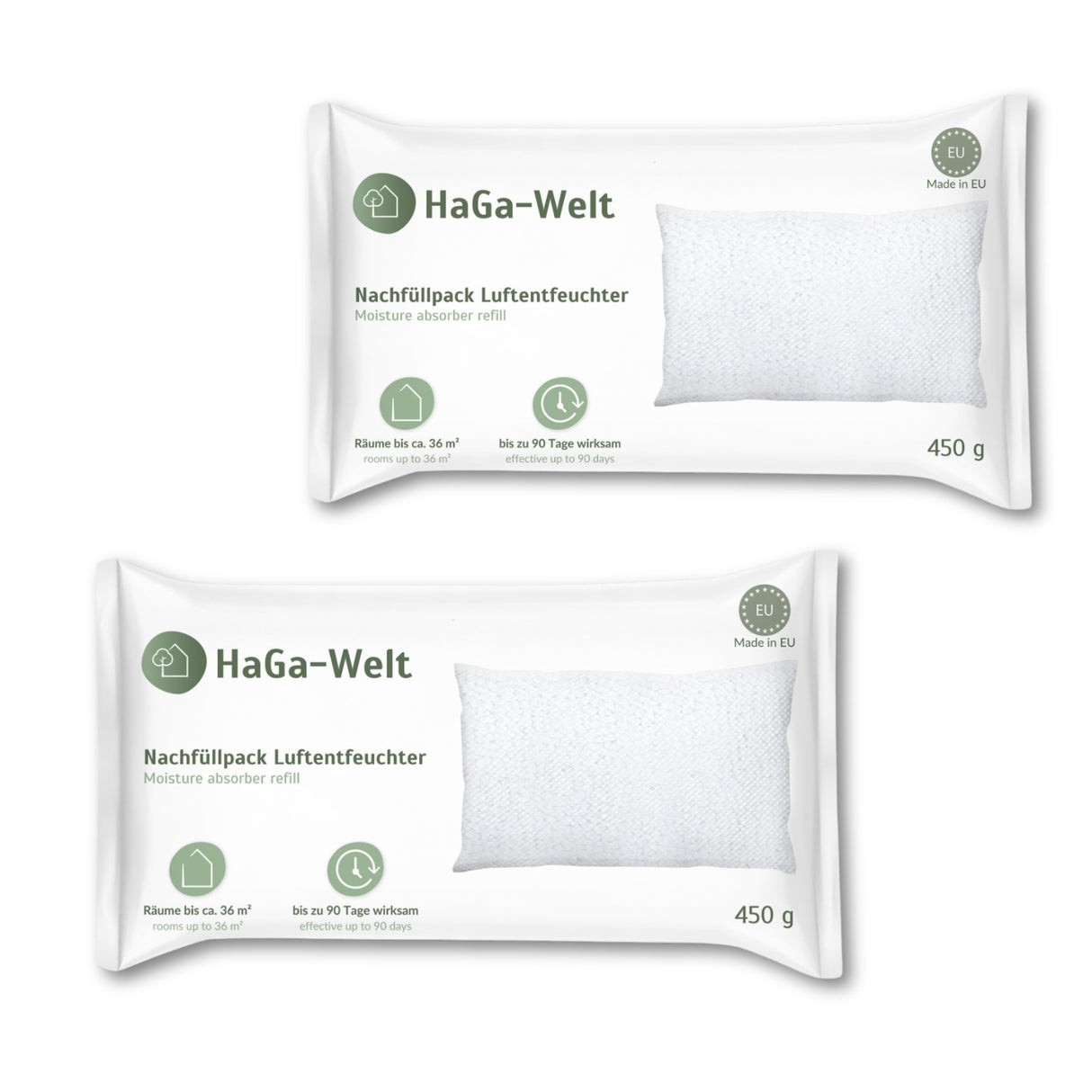 Nachfüllpack 450g Granulatkissen für Luftentfeuchter ohne Strom – HaGa-Welt