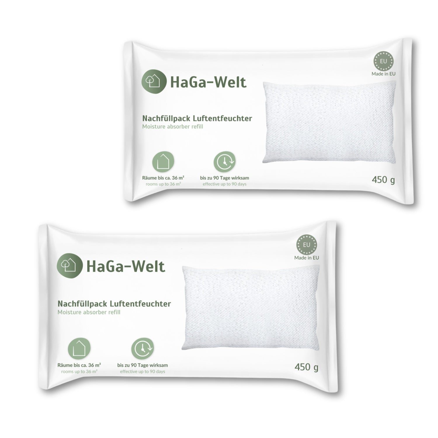 Nachfüllpack 450g Granulatkissen für Luftentfeuchter ohne Strom – HaGa-Welt