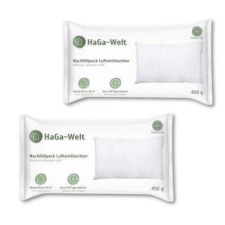 Nachfüllpack 450g Granulatkissen für Luftentfeuchter ohne Strom – HaGa-Welt