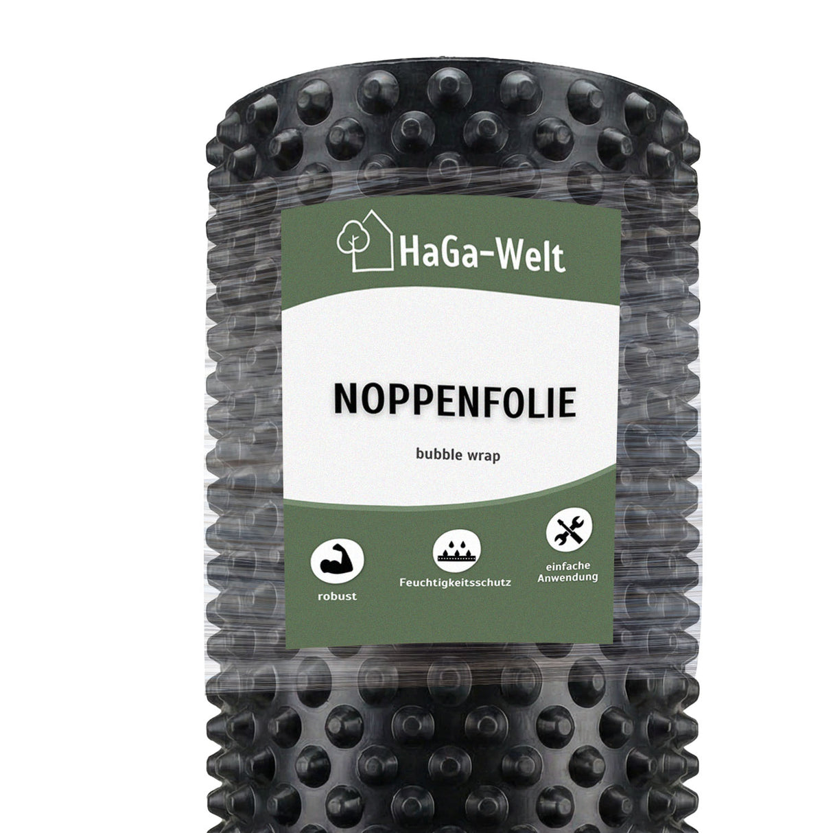 Noppenfolie – vielseitig, als Drainage im Hochbeet oder als Abdichtung beim Hausbau – HaGa-Welt