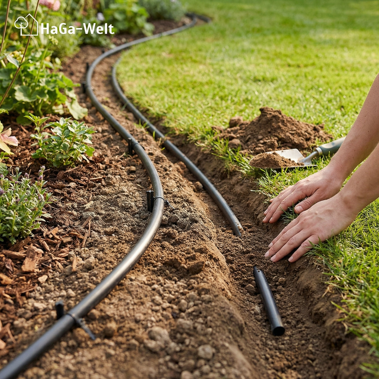 PE pipe, various diameters - the robust plastic water pipe