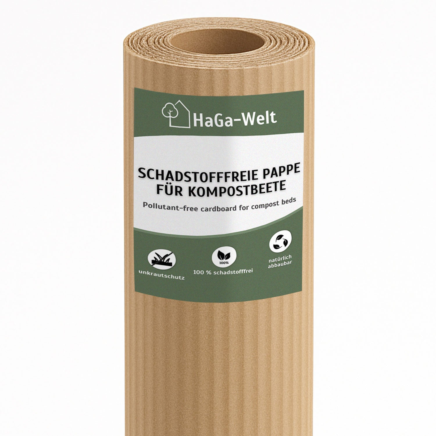Schadstofffreie Pappe für Kompostbeete – 100 % kompostierbar, kein Unkraut mehr entfernen – HaGa-Welt
