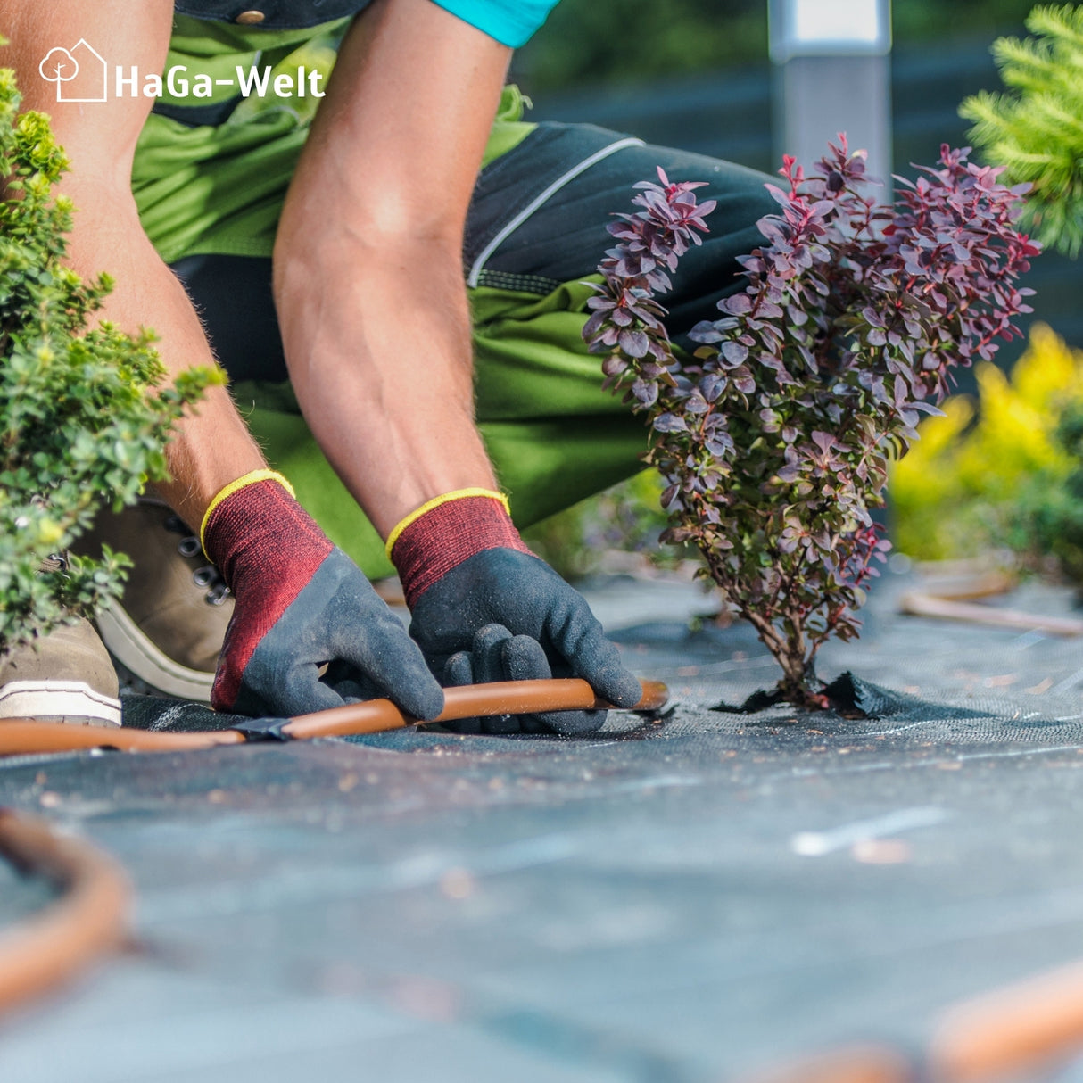 Tropfschlauch mit Druckkompensation in dunkelbraun – HaGa-Welt
