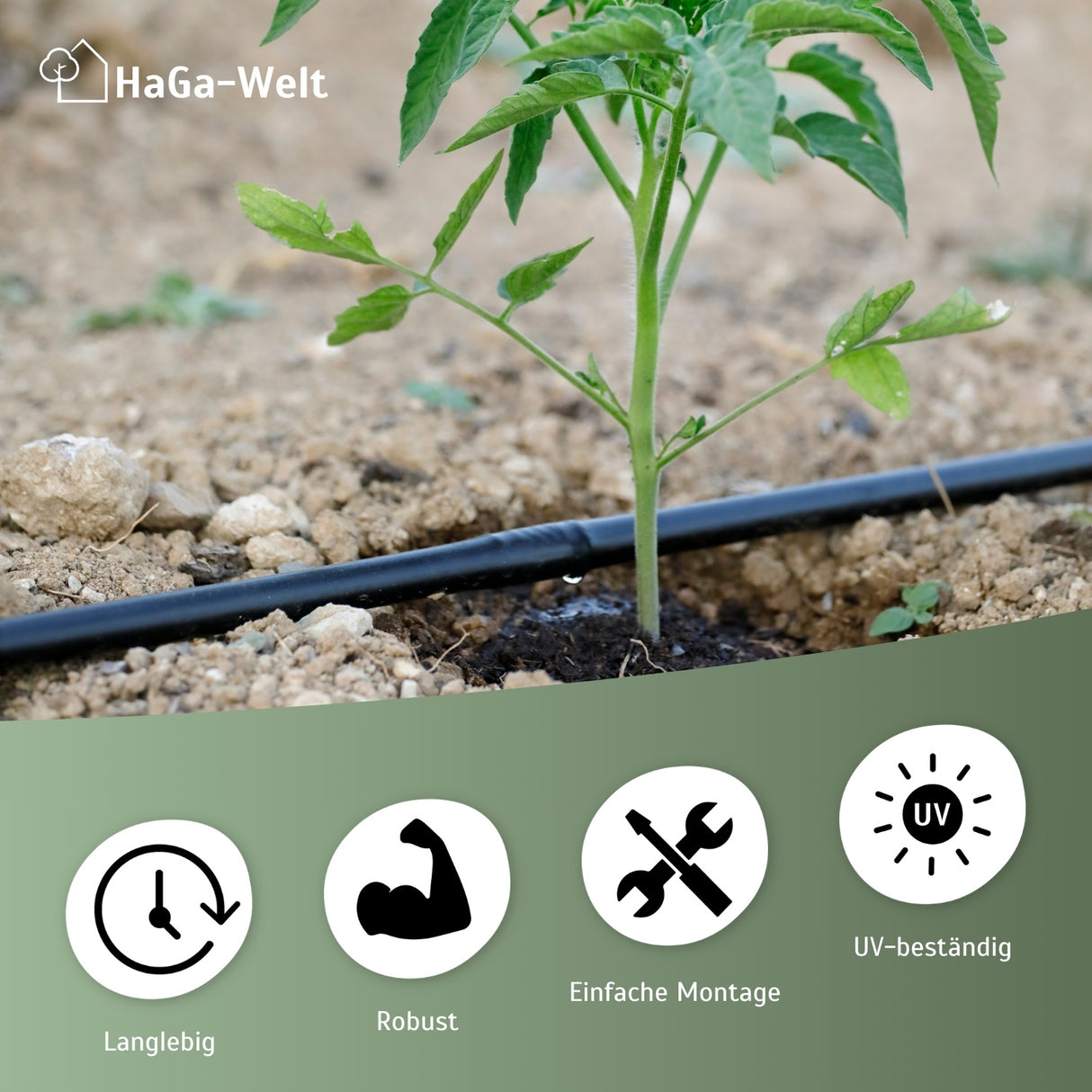 Steckverbinder – clevere Schlauchverbinder für Ihren Tropfschlauch – HaGa-Welt