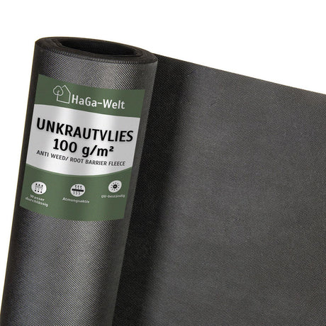Unkrautvlies 100 g/m² – schützt Ihr Kiesbeet vor Unkraut – HaGa-Welt